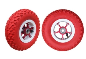 <span class=keywords><strong>8</strong></span> इंच 10 इंच न्यूमेटिक व्हील रबर कार्ट व्हील रोलर 2.50-4/3.50-4 टायर कैस्टर व्हील - Product Image 6