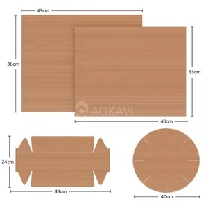Wholesale Food Safe Heat Resistant Sheet For Bread &amp; Pizza Making Professional Grade PTFE Oven Mat Baking Tray Lining - Product Image 6