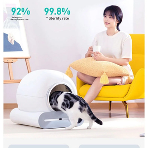 Fabricant Vente en gros Logo personnalisé Bac à <span class=keywords><strong>litière</strong></span> automatique intelligent <span class=keywords><strong>pour</strong></span> <span class=keywords><strong>chat</strong></span> Autonettoyant Grand bac à sable <span class=keywords><strong>pour</strong></span> toilette <span class=keywords><strong>Litière</strong></span> automatique <span class=keywords><strong>pour</strong></span> <span class=keywords><strong>chat</strong></span> - Product Image 5