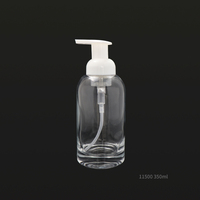 Botol Sampo 250Ml 350Ml, Botol Lotion Emulsi Kosmetik Kaca Busa dengan Pompa
