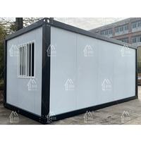 Portable détachable préfabriqué modulaire conteneur en acier maison paquet plat bureau mobile ou unité de stockage