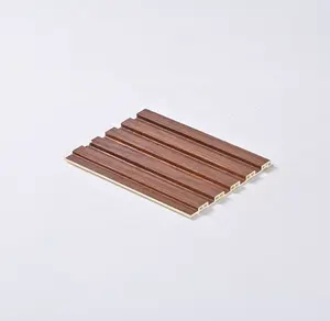 High desnsity durable PVC cladding Wood composite interior fluted panels