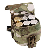 KRYDEX Pochette unique pour grenade Multiple Camo Outdoor Utility 500D Cordura Nylon Tactical Frag Grenade Pouch
