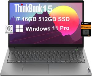 โน้ตบุ๊คธุรกิจ Lenovo ThinkBook 14 รุ่น I5-13420H/16G/512G ระบบปฏิบัติการ Windows 11 Pro สีเทา - ปี 2024 Thinkbook 14 นิ้ว โน้ตบุ๊คราคาประหยัด คอมพิวเตอร์พกพา ความละเอียด 1080p - Product Image 1