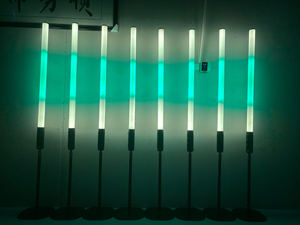 Tabung <span class=keywords><strong>Led</strong></span> piksel 360 lampu panggung, tabung daya baterai tahan air luar ruangan lampu panggung DMX dengan dudukan dan dasar yang dapat disesuaikan untuk acara - Product Image 4