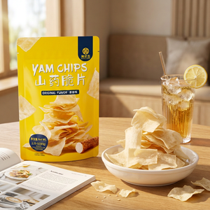 Chips <span class=keywords><strong>de</strong></span> Ñame Chino, Snack Vegetal Crujiente Original, Bolsa <span class=keywords><strong>de</strong></span> 65g, Listo para Comer, Suministro Directo <span class=keywords><strong>de</strong></span> Fábrica al por Mayor - Product Image 1