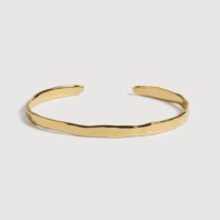 Bracelet manchette minimaliste en argent sterling 925 plaqué or 18 carats de haute qualité pour femme, fait main, bijou porte-bonheur pour usage quotidien