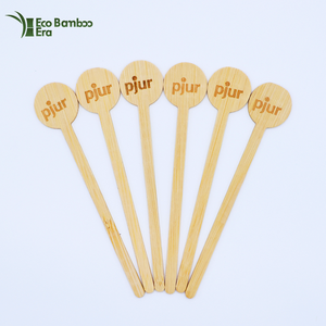 Biểu Tượng Tùy Chỉnh Phân Hủy Sinh Học Tre Cà Phê Khuấy Thực Phẩm An Toàn Thân Thiện Với Môi Dùng Một Lần Cà Phê Khuấy Gậy Giá Bán Buôn - Product Image 5