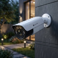 Caméra IP de sécurité CCTV PoE 4COVR avec zoom optique 10X 5~50mm, vision nocturne IR longue portée, détection faciale IA 6MP 5MP et visualisation via application