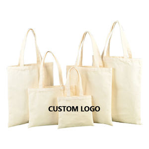 Wholesale <b>Canvas</b> Customizable Printed Logo Women's <b>Canvas</b> <b>Bag</b> with Zipper Customized Cotton <b>Canvas</b> <b>Shopping</b> <b>Bag</b> - Product Image 6