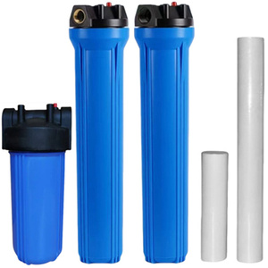 Lưu lượng cao PP Lọc nhà ở-20 inch màu xanh tùy chỉnh bộ lọc duy nhất Nhà ở cho nước lớn - Product Image 2