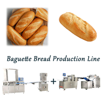 Ligne de production industrielle de pain Banh Mi vietnamien, machine automatique à haute productivité pour la fabrication de baguettes françaises pour les usines