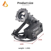 Projecteur de profil LED DMX 30W AICPOSE à zoom, mini projecteur de studio à LED pour vente directe