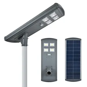 Outdoor 20W 30W 40W 50W 60W 90W 100W Waterproof Smart All in One LED Solar Street Lamp Dust to Dawn Automatic