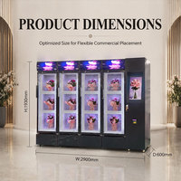 Máquina Expendedora de Flores Refrigerada de Bajo Consumo para 12 Ramos, Diseño Modular, Servicio ODM