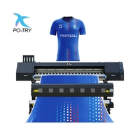 Printer Sublimasi Pewarna Format Lebar Jersey Transfer Panas CMYK 1.8m POTRY Cina