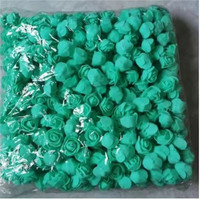 Vente en gros de mini-têtes de roses en mousse PE de 3,5 cm, fleurs artificielles, accessoires décoratifs pour la maison, mariage, fête, Saint-Valentin, cadeau DIY