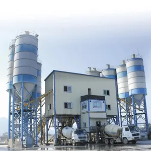 Фабрика хорошего качества 60-90 м3/ч Емкость бетонный завод Цена Мини бетонный завод для продажи