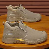Chaussures de travail souples à semelle souple pour hommes, respirantes, pour le sport et la protection industrielle, chaussures à semelle épaisse, protection du travail