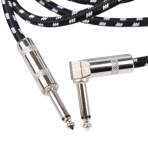 NAOMI Gitar Kabel <span class=keywords><strong>Jack</strong></span> 3M Listrik TS Sudut Kanan Lurus untuk Gitar Listrik Bass Instrumen Gitar - Product Image 3