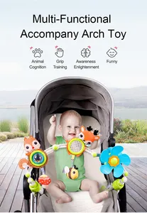 Pasgeborenen Sensorische Activiteit Drager Meeneembaby Wieg Verstelbaar Boogwieg Speelgoed