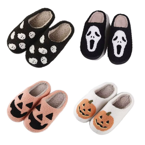 Nouvelles pantoufles tendance en coton moelleux et chaud, pantoufles <span class=keywords><strong>chien</strong></span> marron, cadeaux créatifs pour femmes, hommes, petite amie - Product Image 1