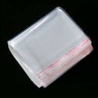 Sacs rétractables personnalisés multi-tailles, réutilisables, recyclables, transparents en BOPP, imprimés en héliogravure, pour l'emballage de vêtements