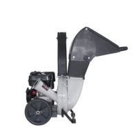 Broyeur de bois auto-alimenté robuste à moteur thermique, entièrement assemblé, pour vente en gros et sur mesure