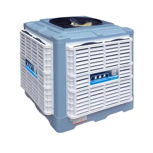 Oem 380V Up Ontlading Wandmontage Desert Luchtkoeler Industriële Luchtkoeler 18000cmh Adiabatische Airconditioners Swamp Cooler