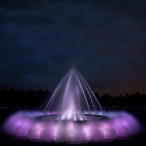 Fontana d'Acqua Danzante Musicale DMX di Piccole Dimensioni a Forma <span class=keywords><strong>Rotonda</strong></span> per Piscine e Rotonde Stradali in Stile Egiziano - Product Image 5