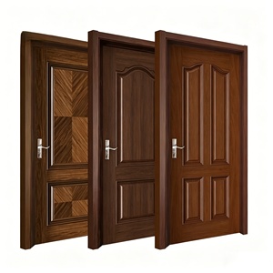 Modern Design Solid Wood <b>Polymer</b> Doors for Living Rooms, Waterproof Anti-Scratch Customizable Interior Door for Home & Apartment - Product Image 2