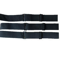2.5*30 cm réglable Nylon noir bande élastique pour perruques faisant des cheveux Net dentelle Net couture caoutchouc perruque faisant