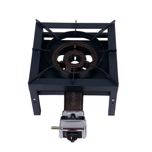 Réchaud à <span class=keywords><strong>gaz</strong></span> carré haute pression à brûleur unique en fonte, cuisinière commerciale robuste <span class=keywords><strong>pour</strong></span> food truck - Product Image 1