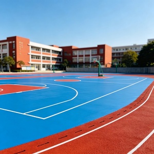 Revêtement de sol pour terrain de sport miniature de qualité professionnelle garantie, pour pickleball et basketball en extérieur, dalles de terrain de sport - Product Image 5