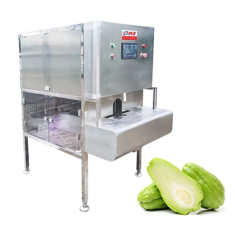 Machine à éplucher commerciale Chayote Machine à éplucher les fruits et légumes Prix automatique Acier inoxydable IKE fourni 1 ensemble
