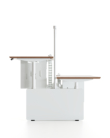 Bureau électrique moderne debout à double moteur réglable en hauteur bureau à domicile cadre de bureau extensible