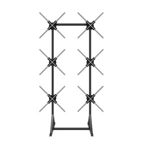 High Resolution 75cm 2X3 Splicing <b>Fan</b> Support Remote WIFI Bluetooth <b>Hologram</b> Projector 3D <b>Hologram</b> <b>Fan</b> for Exhibition Christmas - Product Image 2