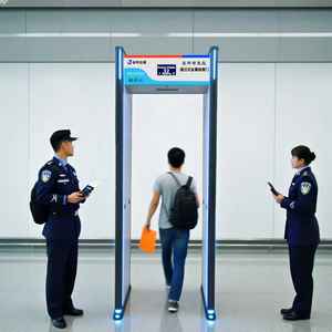 Camminare attraverso il Metal Detector <span class=keywords><strong>Gate</strong></span> 33 Zone impermeabile telaio porta corpo Scanner aeroporto apparecchiature di sicurezza ad alta sensibilità LCD - Product Image 5