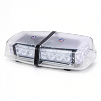 Feux de signalisation LED 24W, gyrophare, lumière d'avertissement, montage magnétique sur toit, boîtier en polycarbonate, plusieurs couleurs, lumière clignotante, alerte de sécurité pour les véhicules