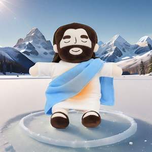 Peluche de Jesús con Respiración para Niños/Amigos, Muñeco de Peluche Relajante de Jesús, Regalos Religiosos de Navidad para la Escuela Dominical de la Iglesia - Product Image 3