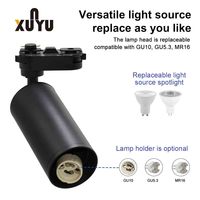 Corps de projecteur LED COB en aluminium à angle réglable, support de lampe GU10/MR16 pour projets d'éclairage industriel – Approvisionnement direct usine
