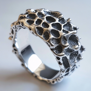 Personnalisé CNC Argent sterling 925 Acier inoxydable Nid d'abeille pour |   Gravable à la main pour les mariages/anniversaires Spécial - Product Image 3