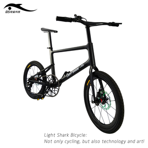 Bicicleta de Carretera de Fibra de Carbono Light Shark Technology, 20 Pulgadas, Disco, 7 Velocidades, Capacidad de Carga de 100 kg, 10 kg QS71, Uso en Calle, QS71 Ligera - Product Image 4