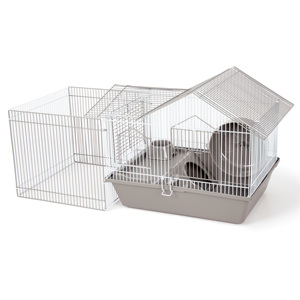 Cage de toit pour hamster d'intérieur 16 "45 cm avec stylo de jeu extensible Maison de hamster avec stylo de paiement - Product Image 3