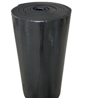 Feuille d'isolation en mousse de caoutchouc PVC NBR, écologique, flexible, en rouleau, pour applications HVAC, conduits, murs, toitures et bâtiments