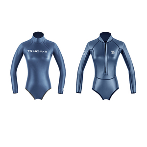 Best Quality Imported <strong>Yamamoto</strong> and Jako Neoprene Long Sleeve Grey Color <strong>Wetsuits</strong> for <strong>Freediving</strong> for Women - Product Image 6
