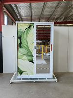 Meuble de rangement pour chambre à coucher, armoire moderne en acier avec porte coulissante, miroir et tiroirs