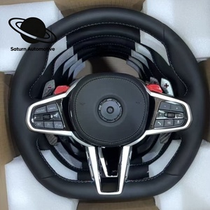 Volants personnalisés en cuir et fibre de carbone pour BMW M3 M4 M5 X3 G05 G20 G30 G06 G07 G80 F06 F15 F20 F30 F36 F40 F80 G80 G82 - Product Image 2