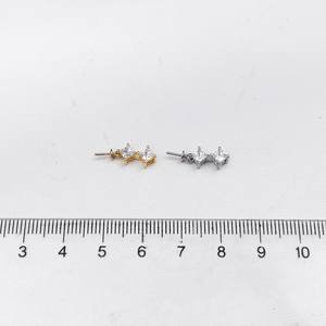 31255DIY Colgante de Plata Simple y Moderno con Cuentas Redondas de 9-15 mm, Base Vacía de Plata S925 para Dijes y Collares de Diamantes DIY - Product Image 3