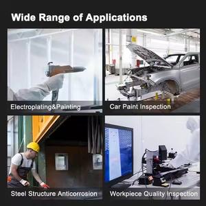 Medidor de pintura ultrasónico Digital Sndway, probador de <span class=keywords><strong>Metal</strong></span> de espesor de mano, medidor de capa de espesor de alta precisión - Product Image 2